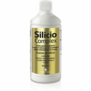 SILICIO COMPLEX 1.000 ml | Silicio orgánico con Glucosamina, Ácido Hialurónico, MSM | Sin colorantes | Natysal