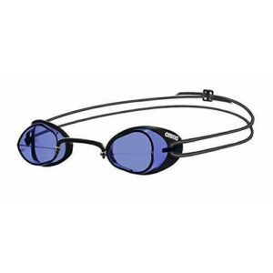 arena Swedix Race Gafas de Natación Unisex para Adultos, Gafas de Natación Suecas con Lentes Angulares Antiempañamiento, Protección UV, 4 Puentes Nasales Intercambiables, Juntas de TPR