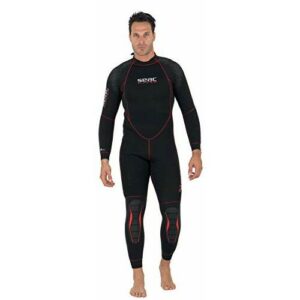 Seac Alfa 5.0, Traje de Buceo en Neopreno de 5 mm para Hombre, Nero, S