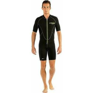 Cressi Lido Man Monopiece Wetsuit 2mm - Traje Corto de Neopreno High Stretch para Hombre , Negro/Negro , XL/5