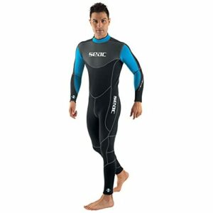 Seac Sense Long, es un Traje de Neopreno de una Pieza para Snorkel y Submarino, Neopreno Super elástico de 3 mm