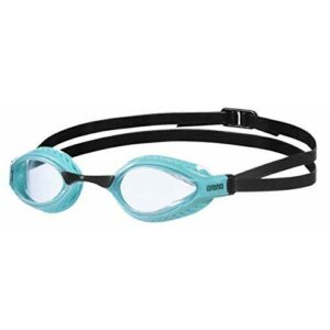 arena Air-Speed Gafas de Natación Unisex para Adultos, Gafas de Competición con Grandes Lentes Antiempañamiento, Protección UV, Puente Nasal Autoajustable, 3 Juntas Air Seals