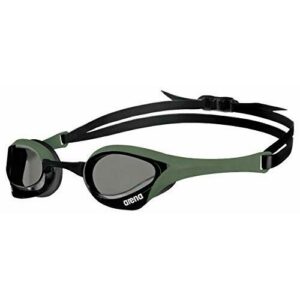 arena Cobra Ultra Swipe Gafas de Natación de Competición Unisex para Adultos, Gafas de Natación con Lentes Curvadas, Antivaho, Protección UV, 5 Puentes Nasales Intercambiables