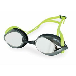 SEAC Ray, Gafas de natación con Lentes Espejo para Mujer y Hombre, Nadar en Aguas Abiertas