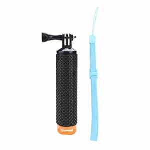 cersalt Trípode de Agarre Flotante, 76g Trípode de Palo Impermeable, Plástico + Silicona para Surf Cámaras de acción Natación Go-Pro SJ-CAM Xiao-mi Yi Diving(Orange)