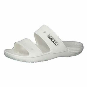 Crocs Classic Crocs Sandal, Sandalias Unisex adulto, Blanco, 39/40 EU
