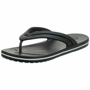 Crocs Crocband Flip, Chanclas Unisex adulto, Negro, 37/38 EU