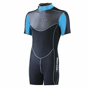 Seac Sense Short Man, Traje húmedo para Snorkel y Submarino, Neopreno Super elástico de 3 mm