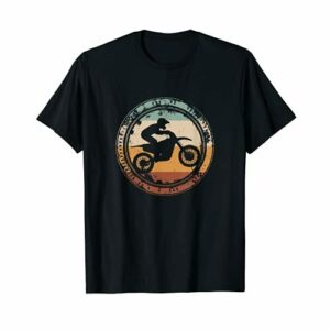 Dirt Bike Motocross Enduro Motocicleta Vintage Camiseta