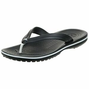 Crocs Crocband Flip, Chanclas Unisex adulto, Negro, 41/42 EU