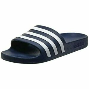 adidas Adilette Aqua Slides, Slides Unisex adulto, Dark Blue Ftwr White Dark Blue, 46 EU