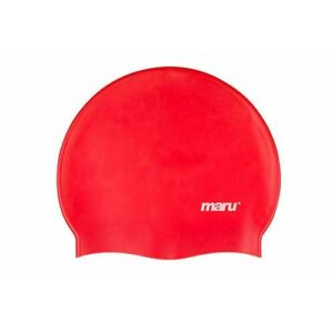 Maru A1365 Gorro de Natacion, Adultos Unisex, Red, Un tamaño