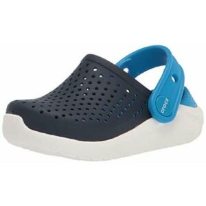 Crocs Literide Clog K, Zuecos, Navy/White, 27/28 EU
