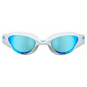 arena The One Mirror Gafas de Natación Unisex para Adultos, Gafas de Natación con Grandes Lentes de Espejo, Tratamiento Antiempañamiento, Protección UV, Puente Nasal Autoajustable, Juntas Orbit-Proof