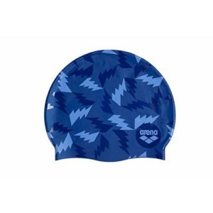 ARENA Print 2 Swim Caps, Adultos Unisex, Azul, TU