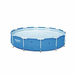 Bestway Steel Pro 56706 - Piscina (Piscina con anillo hinchable, Círculo, 6473 L, Azul, PVC, Poliéster, Acero, 0,8 mm)