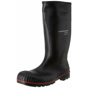 Dunlop Protective Footwear (DUO18) Dunlop Acifort Heavy Duty, Botas de Seguridad Unisex Adulto, Black, 44 EU