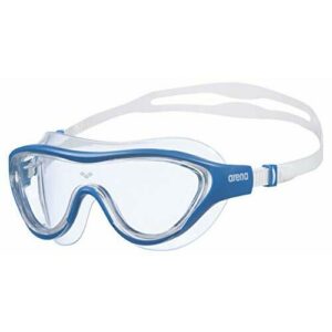 arena Gafas de natación para adultos The One Mask, antivaho, unisex, máscara con lentes anchas, protección UV, soporte nasal autoajustable