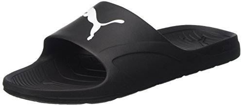 PUMA Unisex Divecat Sandalias deslizantes, Black White, 39 EU