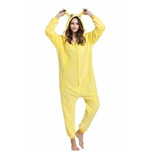 Yimidear Unisex Cálido Pijamas para Adultos Cosplay Animales de Vestuario Ropa de Dormir Halloween y Navidad