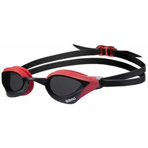 arena Cobra Core Swipe Gafas de Natación de Competición Unisex para Adultos, Gafas de Natación con Lentes Curvadas, Antivaho, Protección UV, 5 Puentes Nasales Intercambiables