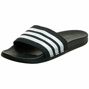 adidas Adilette Comfort, Zapatos de Playa y Piscina Hombre, Negro Core Black Footwear White Core Black 0, 40 2/3 EU