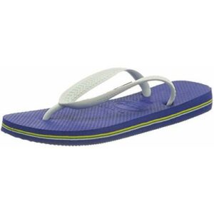 Havaianas Brasil Logo, Chanclas Unisex Adulto, Marine Blue, 39/40 EU