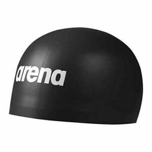 Arena 3D Soft Gorro de natación, Unisex Adulto, Negro, M