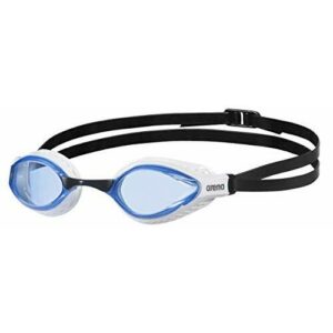 arena Air-Speed Gafas de Natación Unisex para Adultos, Gafas de Competición con Grandes Lentes Antiempañamiento, Protección UV, Puente Nasal Autoajustable, 3 Juntas Air Seals