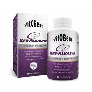 Suplemento Creatina KRE-ALKALYN- Suplementos Deportivos - Vitobest (Neutro 100 VegeCaps)