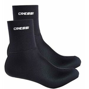 Cressi Unisex adulto Escarpines muy elásticos, Negro, M