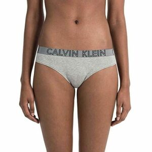 Calvin Klein Mujer Slip con Forma de Bikini Algodón con Stretch, Gris (Grey Heather), M