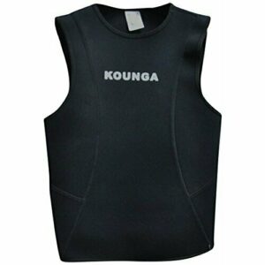 Kounga Submariner Top para Surf, Unisex Adulto, Negro, XL