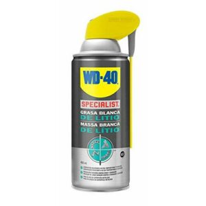 WD-40 Specialist - Grasa blanca de litio - para mantenimiento de bisagras y pestillos - Pulverizador Doble Acción, Spray 360º - 400 ml
