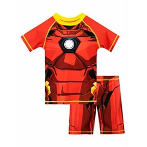 Marvel Bañador de Dos Piezas para niño Iron Man Multicolor 6-7 Años