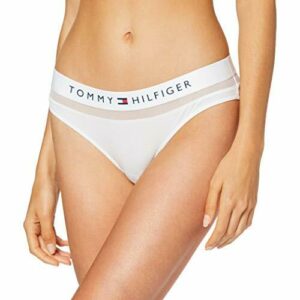 Tommy Hilfiger Bikini Tommy, White 022, XS para Mujer