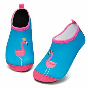 Kyopp Zapatos de Agua para Niños Secado Rápido Chicos Zapatillas Acuáticas Antideslizantes para niños para Piscina de Playa 