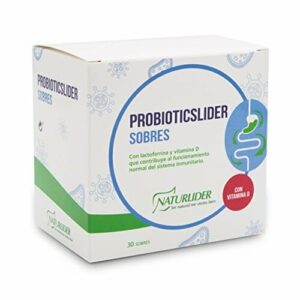 Naturlider - Probioticslíder - Prebióticos que Contribuyen al Funcionamiento Normal del Sistema Inmunitario - 30 sobres