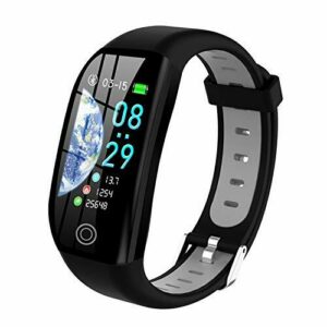 Tipmant Reloj Inteligente Impermeable IP68 Pulsera de Actividad Inteligente para Deporte con Pulsómetro Podómetro Calorías, Android y iOS para Hombre Mujer Niños (Negro)