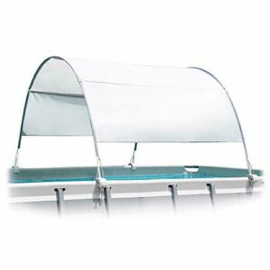 Intex 28054 - Toldo Solar Piscina, Piscinas Desmontables, Largo 180 cm, con protección UV+50, Tejido Impermeable, Fácil de Instalar, Metal Frame, XRT Frame