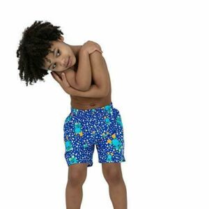 Speedo Corey Croc Allover 11" Short de agua Niños, Azul Marino/Rojo, 1-2 Años