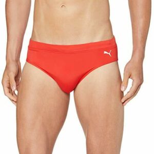 PUMA Classic Men's Swimming Brief Bañador, Rojo, XL para Hombre