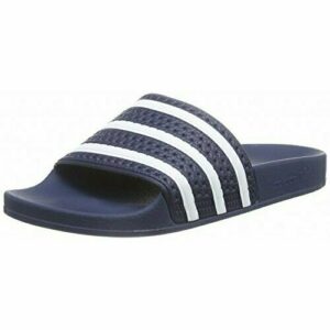 adidas Adilette, Slides Unisex adulto, Adiblue White Adi Blue, 40.5 EU