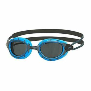 Zoggs Predator, Gafas De Natación Unisex Adulto, Azul/negro/humo, Regular Paquete De 6