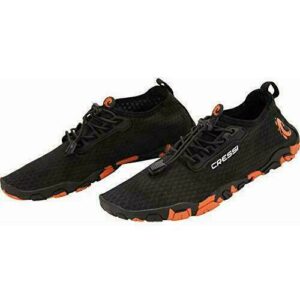 Cressi Molokai Shoes Calzado Deportivo multipropósito, Unisex Adulto, Negro/Naranja, 38 EU
