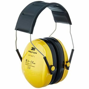 3M Peltor Optime I Orejeras H510A, protector auditivo ligero con almohadillas suaves, protección contra niveles de ruido comprendidos entre 87 y 98 dB (SNR: 27 dB), amarillo, paquete de 1