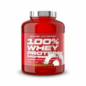 Scitec Nutrition 100% Whey Protein Professional - Mejorada con Aminoácidos Extra y Enzimas Digestivas - Sin gluten - Sin aceite de palma, 2.35 kg, Chocolate-Avellana