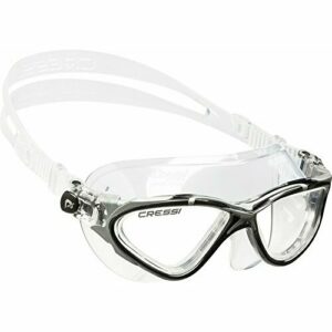 Cressi Planet Swim Goggles - Premium Anti Niebla Gafas de Natación Máscara 100% Anti UV, Transparente/Negro/Plata