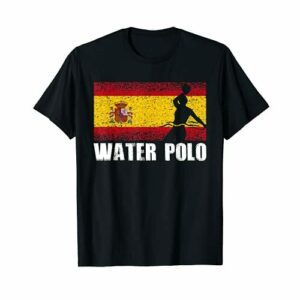 Deporte de waterpolo, Bandera de España, Jugador español de Camiseta