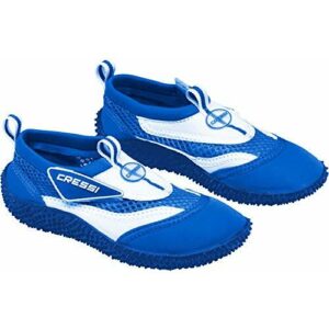 Cressi Coral Junior Aqua Shoes, Zapatillas Chanclas, Niños, Azul (Blau/Weiss), 32 EU